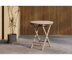 Venture Design Kavinės stalas 70 cm Baltasis tekas