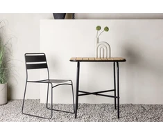 Venture Design Kavinės stalas, Holmbeck, 88x70x74 cm, Juodas