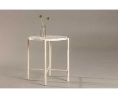 Venture Design Kavos stalas, Sandhamn, ⌀40 cm, Beždžio spalva