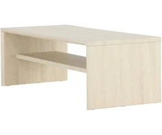 Venture Design Kavos staliukas 110x50x38 cm Baltas MDF