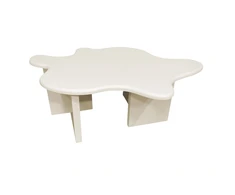Venture Design Kavos staliukas 115x76x40 cm Smėlio spalvos MDF