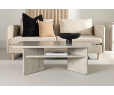Venture Design Kavos staliukas, Ålesund, 120x60 cm, Bežinis