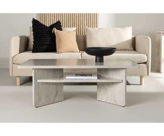 Venture Design Kavos staliukas, Ålesund, 120x60 cm, Bežinis