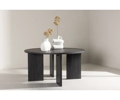 Venture Design Kavos staliukas, Askerön, ⌀80 cm, Juodas