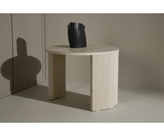 Venture Design Kavos staliukas Bristol 60x45 cm baltas MDF