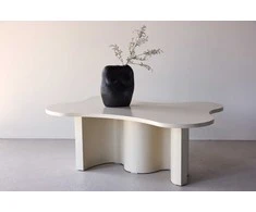 Venture Design Kavos staliukas Flow 120x80x45 cm Smėlio spalvos