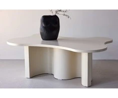 Venture Design Kavos staliukas Flow 120x80x45 cm Smėlio spalvos