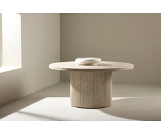 Venture Design Kavos staliukas Härön 80x38 cm Smėlio spalvos