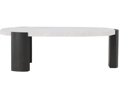 Venture Design Kavos staliukas Kres 125x70.5x40 cm Smėlio spalvos