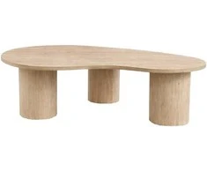 Venture Design Kavos staliukas Megg 130x78 cm Natūralaus MDF