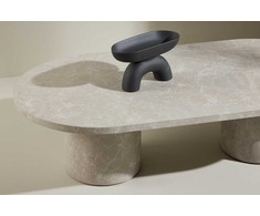 Venture Design Kavos staliukas Narvik 32x120x60 cm Smėlio spalvos MDF