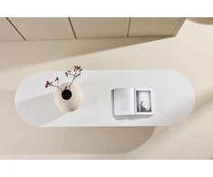 Venture Design Kavos staliukas, Narvik, 190x60 cm, Bežinis