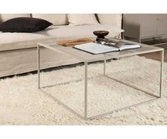 Venture Design Kavos staliukas, Netz sofa, 80x80 cm, Bežis