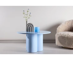 Venture Design Kavos staliukas Olivia 80x45 cm Mėlynas