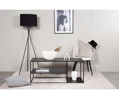 Venture Design Kavos staliukas, Plienas, 50x120 cm, Juodas
