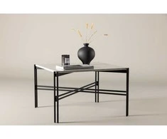 Venture Design Kavos staliukas, Razzia, 75x75x48 cm, Balta