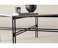Venture Design Kavos staliukas, Razzia, 75x75x48 cm, Balta