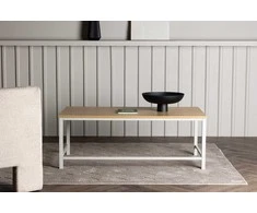 Venture Design Kavos staliukas, Rise sofų stalas, 120x60 cm, Greige