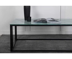Venture Design Kavos staliukas, Rock 2.0 Soffbord, 120x60 cm, Balta