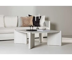 Venture Design Kavos staliukas, Rogaland, 100x40 cm, Balta
