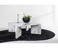 Venture Design Kavos staliukas, Rogaland, 100x100 cm, Balta
