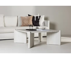 Venture Design Kavos staliukas, Rogaland, 100x40 cm, Balta