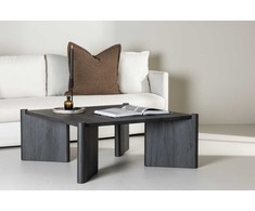 Venture Design Kavos staliukas, Rogaland, 100x40 cm, Juodas