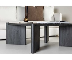 Venture Design Kavos staliukas, Rogaland, 100x40 cm, Juodas