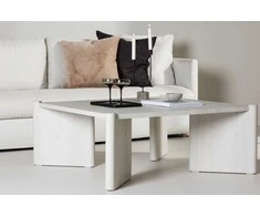 Venture Design Kavos staliukas, Rogaland, 100x40 cm, Balta