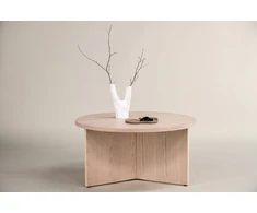 Venture Design Kavos staliukas, Saltö mažas, ø65 cm, balintas