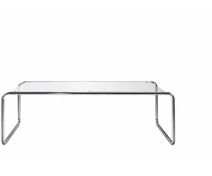 Venture Design Kavos staliukas Saturnus 120x60x37,5 cm Sidabro chromas Stiklas