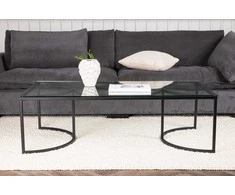 Venture Design Kavos staliukas, Skanör, 70x140 cm, Juodas