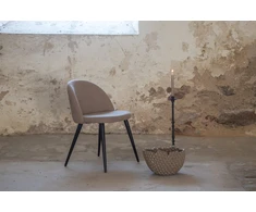 Venture Design Kėdė, aksominė siūlė, 57x76.5x50 cm, kreminė spalva