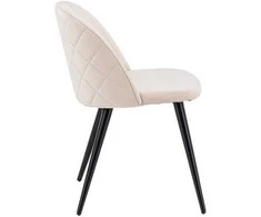 Venture Design Kėdė, aksominė siūlė, 57x76.5x50 cm, kreminė spalva