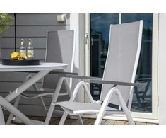 Venture Design Kėdė, Albany Light 5 padėčių 2 vnt., 67x59x109.5 cm, Pilka