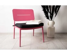 Sofa Venture Design Kėdė, Lina poilsio, 59x73x55 cm, Rožinė