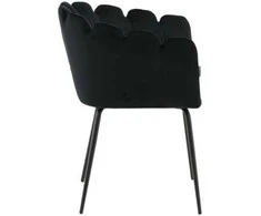 Venture Design Kėdė su rankenėlėmis, Limhamn, 54x61x76.56 cm, juoda