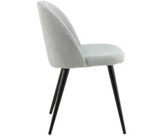 Venture Design Kėdė, švelnus matinis 2 vnt., 57x50x76.5 cm, šviesiai pilka