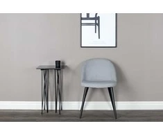 Venture Design Kėdė, švelnus matinis 2 vnt., 57x50x76.5 cm, šviesiai pilka