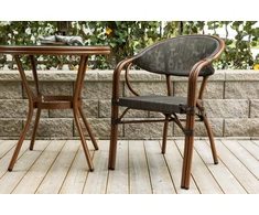 Venture Design Kėdė, Vila Real kavinės kėdė, 2 vnt., 83x57x60 cm, Juoda