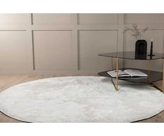 Venture Design Kilimas, Blanca apvalus, 200x200 cm, Balta