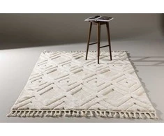 Venture Design Kilimas, Dahlia vilna, 400x300 cm, Balta