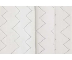 Venture Design Kilimas, Fia poliesterinis plaukotas, 290x200 cm, Balta