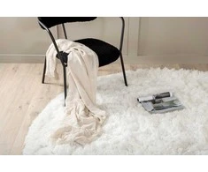 Venture Design Kilimas, Grace apvalus, 200x200 cm, Balta