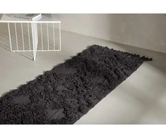 Venture Design Kilimas, Hilma medvilnės, 200x70 cm, Tamsiai pilkas