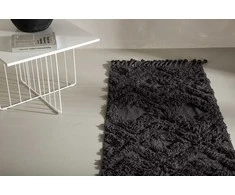 Venture Design Kilimas, Hilma medvilnės, 200x70 cm, Tamsiai pilkas