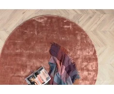 Venture Design Kilimas, Indra Viskoze, ø200 cm, Rožinis