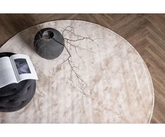Venture Design Kilimas, Indra Viskoze, ø200 cm, Bežinis