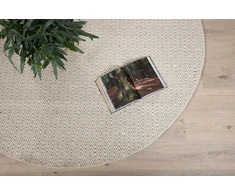Venture Design Kilimas, Julana vilna, ø200 cm, Bežis