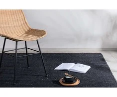 Venture Design Kilimas, Kali Jute, 170x240 cm, Juodas